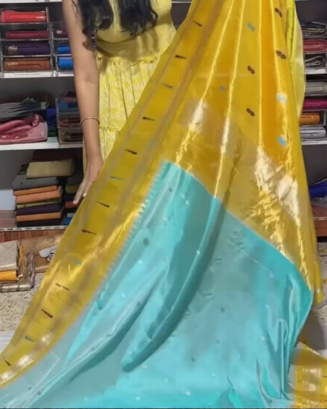 Munia Gadhwal Silk Saree