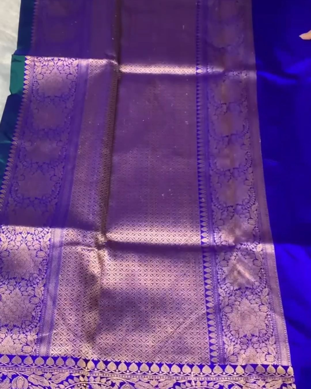 Peacock Green Silk Saree