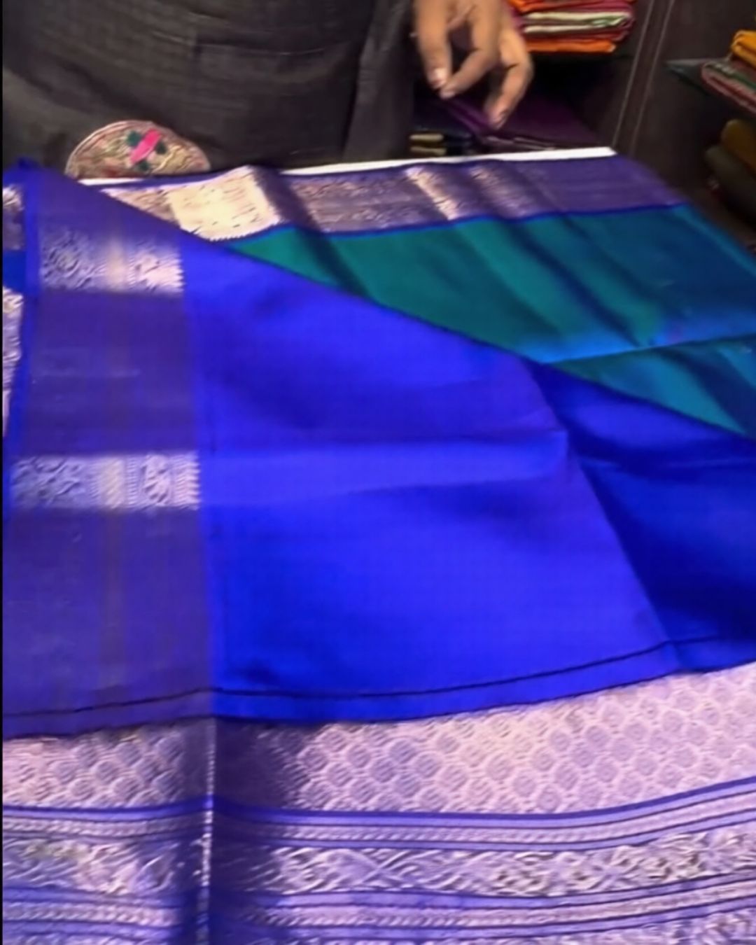 Peacock Royal Silk Saree