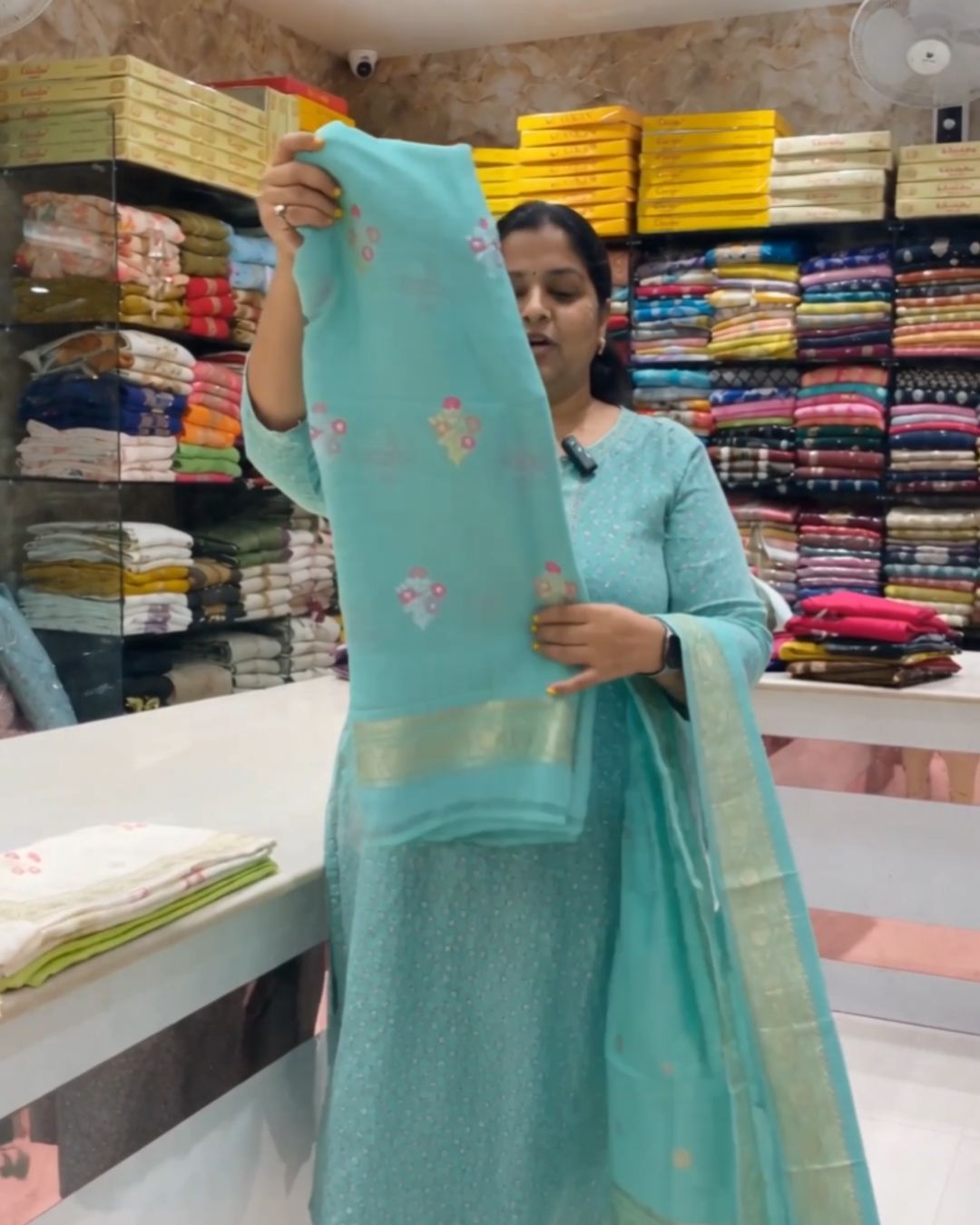 Sky Weave Jari Suit Set