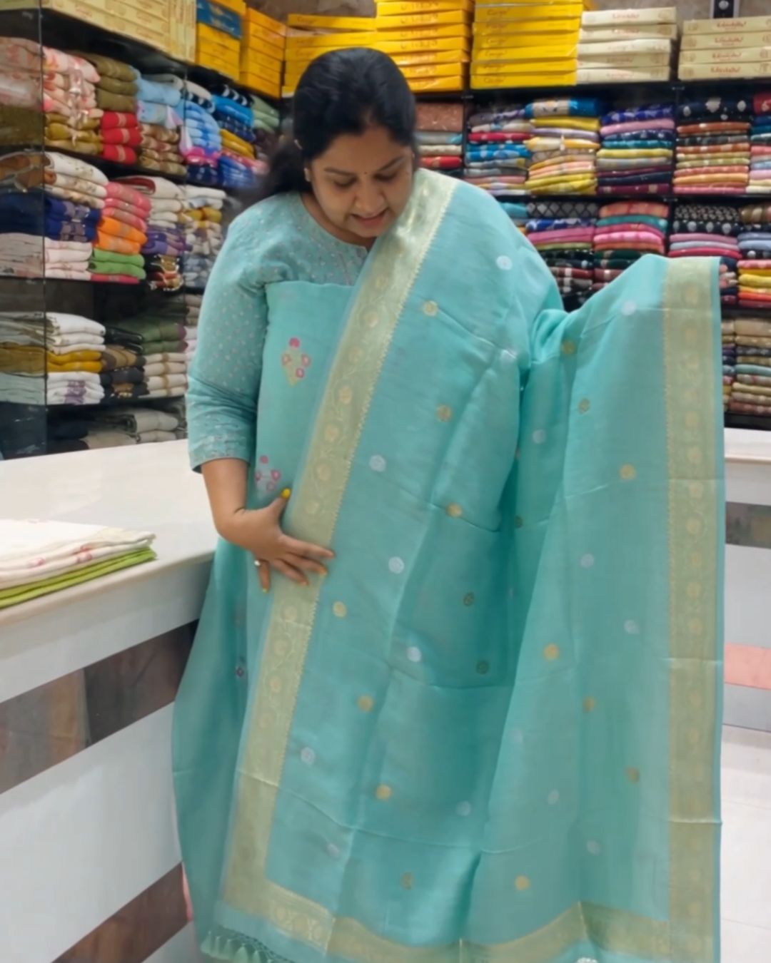 Sky Weave Jari Suit Set