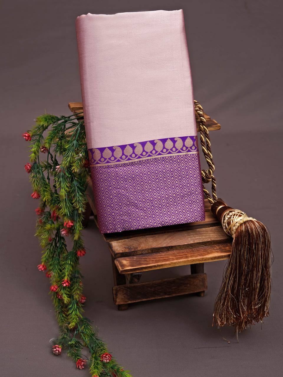 Budget Friendly Organic Banarasi Lichi Silk Wedding Saree